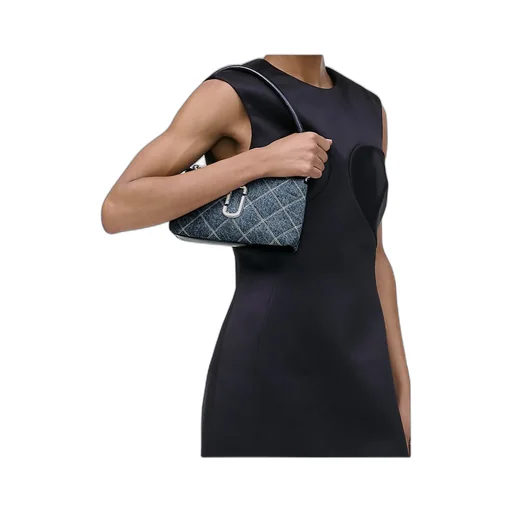 The Quilted Denim Utility Cross Body Bag