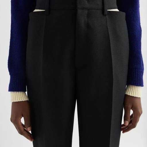 Wool Blend Trousers