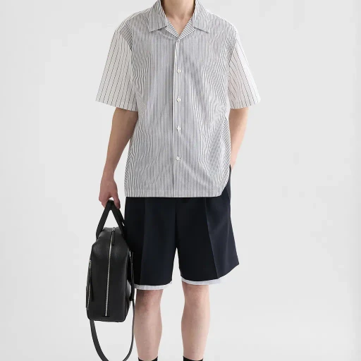 Wool Canvas Shorts