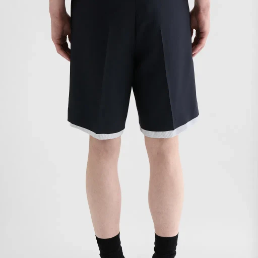 Wool Canvas Shorts