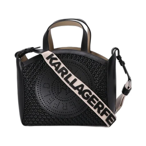 Small Perforated-Logo Tote Bag