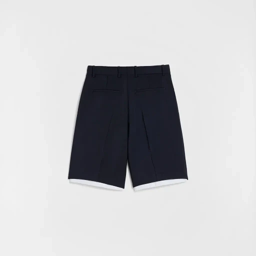 Wool Canvas Shorts