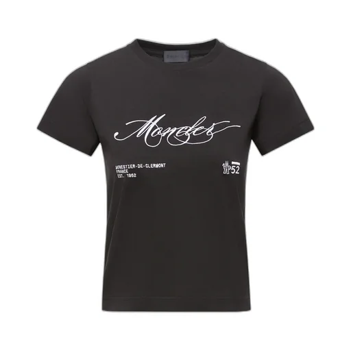 Moncler Logo-Embroidered Crewneck T-Shirt
