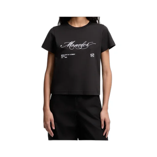 Moncler Logo-Embroidered Crewneck T-Shirt