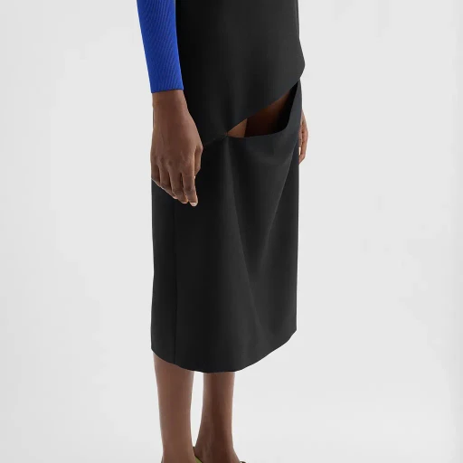Wool Blend Skirt