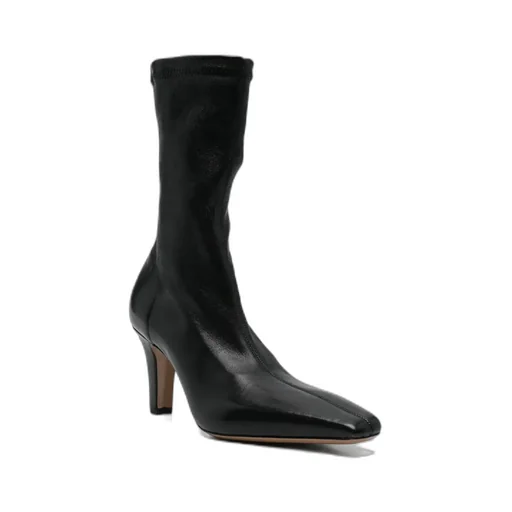 80Mm Leather Boots