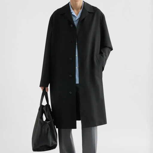 Wool Canvas Coat