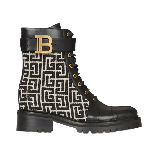 Bicolor Jacquard Ranger Romy Ankle Boots