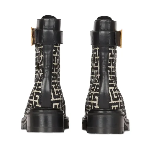 Bicolor Jacquard Ranger Romy Ankle Boots