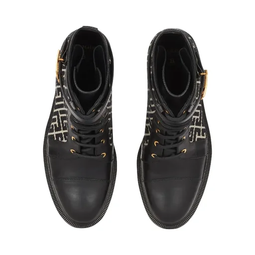 Bicolor Jacquard Ranger Romy Ankle Boots