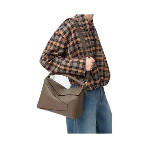 Medium Puzzle Edge Bag In Soft Grained Calfskin