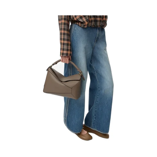 Medium Puzzle Edge Bag In Soft Grained Calfskin