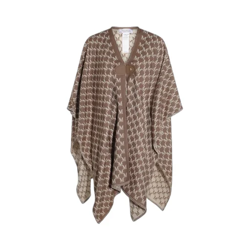 Max Mara Editti All-Over Patterned Cape