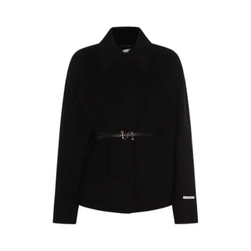 Lapel Long Sleeve Coat