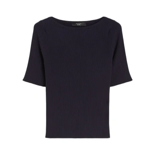 Weekend Max Mara Waser Boat-Neck Ribbed Jumper