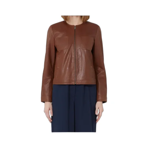 Short Nappa Leather Jacket