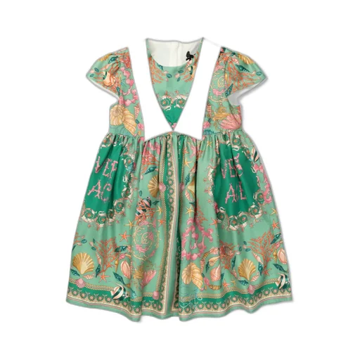 Versace Kids Printed Dress