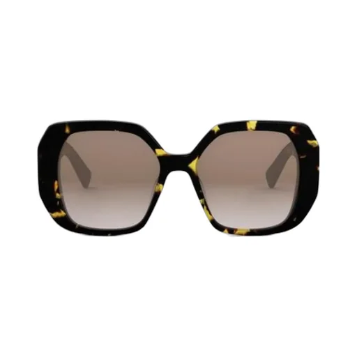 Bulgari Geometric Frame Sunglasses
