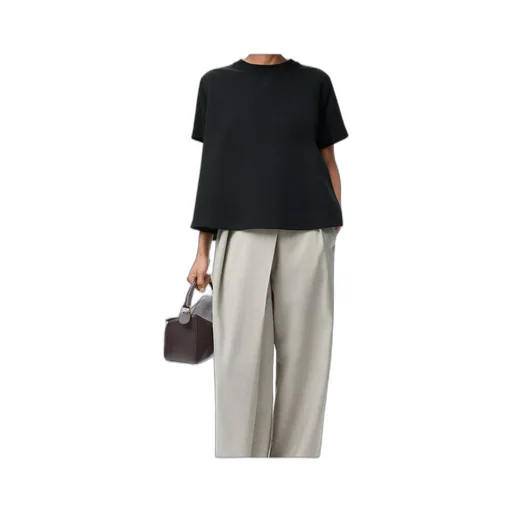 Trapeze Top In Cotton Blend