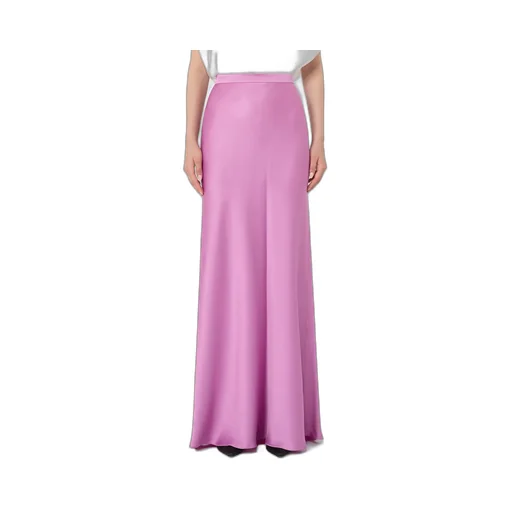 Flowing Envers Satin Skirt