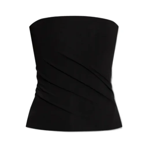 Versace Bare Shoulders Top
