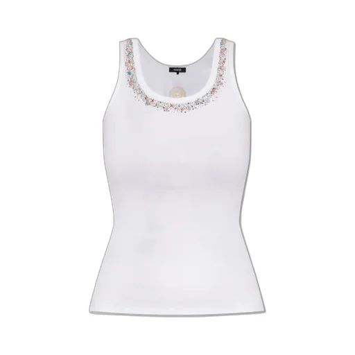 Versace Embellished Sleeveless Top