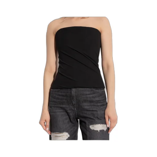Versace Bare Shoulders Top