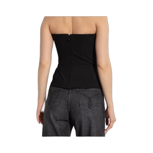 Versace Bare Shoulders Top