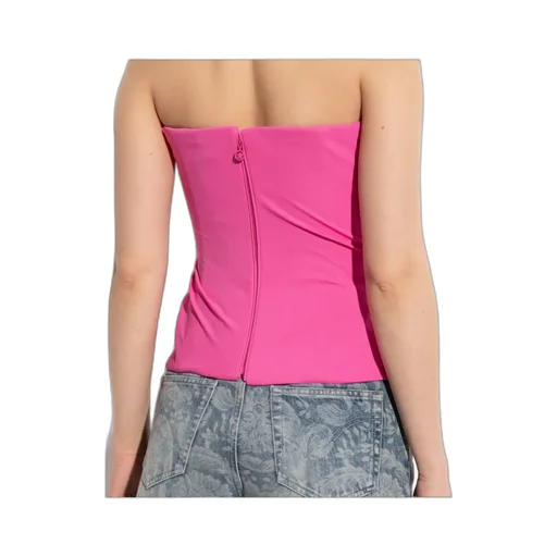 Versace Bare Shoulders Top