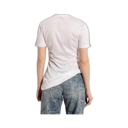 Versace Safety Pin Detailed Short-Sleeved Top