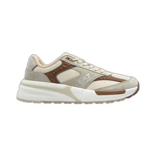 Ea7 Emporio Armani Logo-Embossed Lace-Up Sneakers