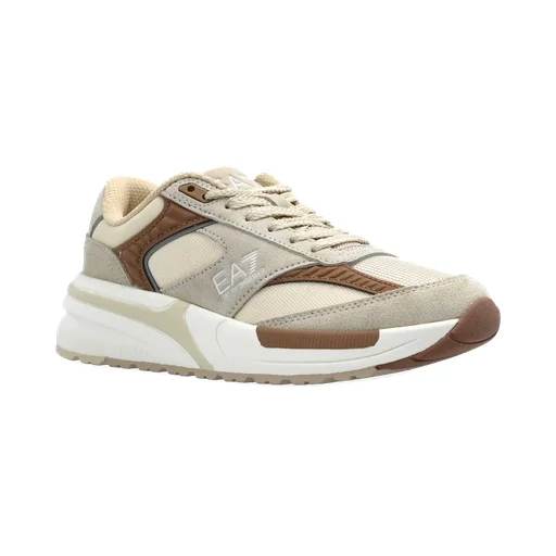 Ea7 Emporio Armani Logo-Embossed Lace-Up Sneakers