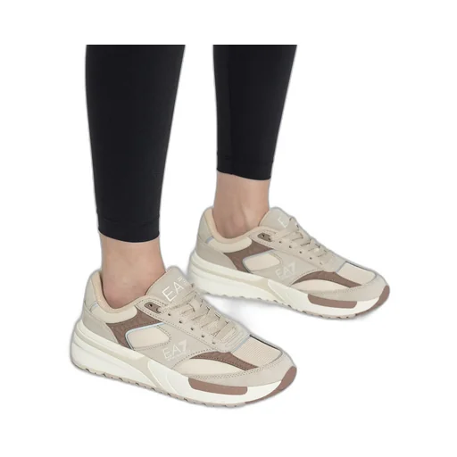 Ea7 Emporio Armani Logo-Embossed Lace-Up Sneakers