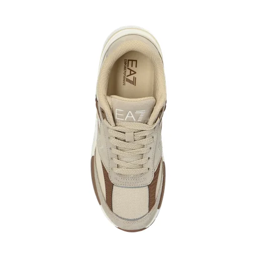 Ea7 Emporio Armani Logo-Embossed Lace-Up Sneakers