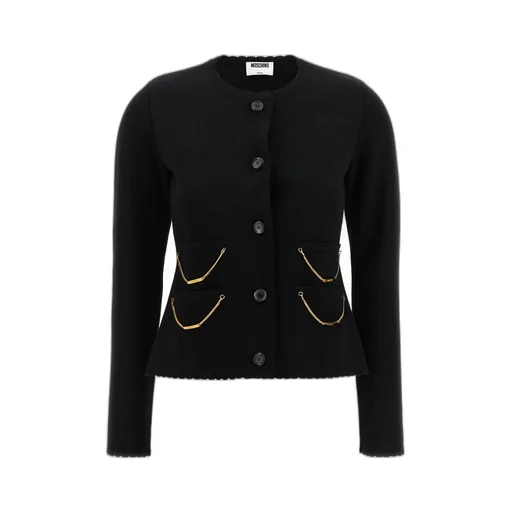 Moschino Chain Knitted Cardigan