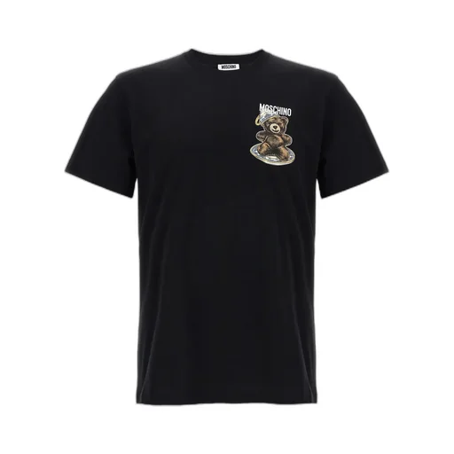 Moschino Logo Printed Crewneck T-Shirt