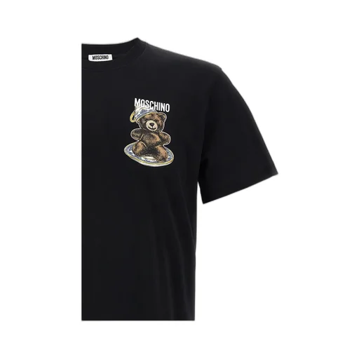 Moschino Logo Printed Crewneck T-Shirt