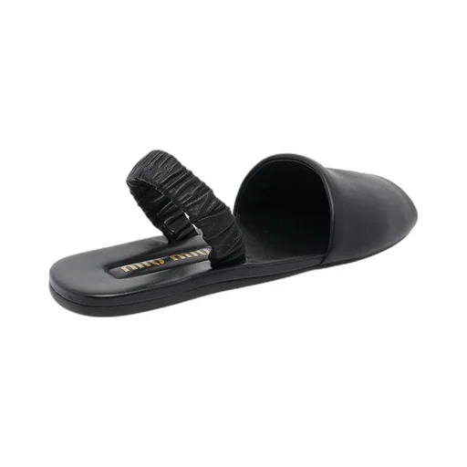 Round Toe Flat Sandals