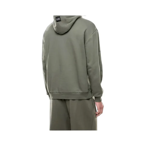 Ea7 Emporio Armani Logo Printed Hoodie