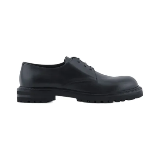 Giorgio Armani Logo Embossed Lace-Up Shoes