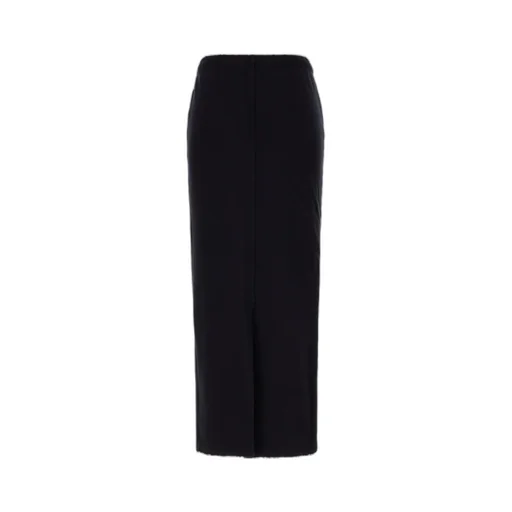 Embroidered-Logo Maxi Skirt