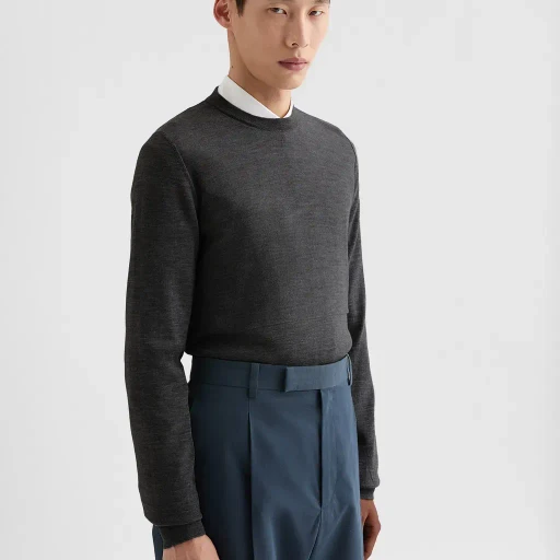 Wool Crew-Neck Sweater