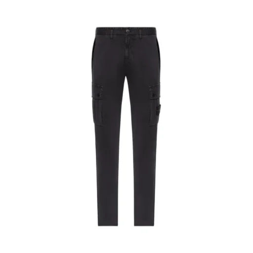 Stone Island Logo Patch Cargo Trousers
