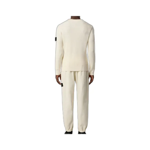 Stone Island Logo Patch Elasticated Hem Trousers