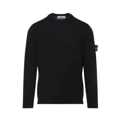 Stone Island Logo Patch Crewneck Sweater