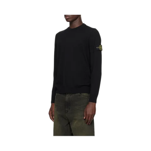 Stone Island Logo Patch Crewneck Sweater