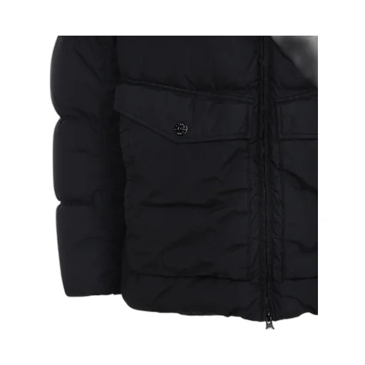 Stone Island Logo Patch Zip-Up Hooded Jacket