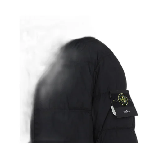 Stone Island Logo Patch Zip-Up Hooded Jacket