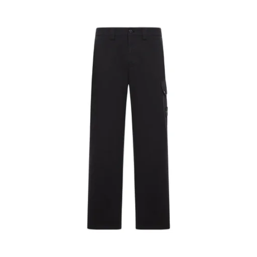 Stone Island Logo Patch Straight-Leg Cargo Pants