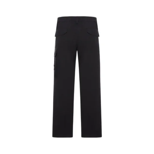 Stone Island Logo Patch Straight-Leg Cargo Pants